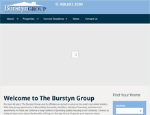 Tablet Screenshot of burstyngroup.com